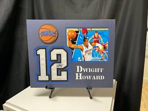 Camiseta deportiva firmada de Dwight Howard Orlando Magic, estera personalizada + collage con certificado de autenticidad - Imagen 1 de 10