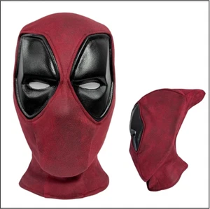 Deadpool Wade Winston Wilson Full Face Mask Hood Visor Cosplay Halloween  - Picture 1 of 6