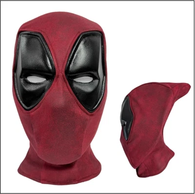 Deadpool Wade Winston Wilson Full Face Mask Hood Visor Cosplay Halloween  - Image 1 of 4