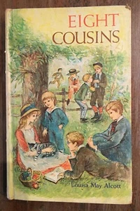 Vtg Hardback 1965 Eight Cousins by Louisa Mary Alcott UNABRIDGED Gr8 Vtg Cond - Imagen 1 de 5