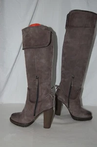 40/US9❤️Buttero MADE ITALY Suede Leather OVER KNEE High Heels PLATFORM BOOTS - Picture 1 of 20