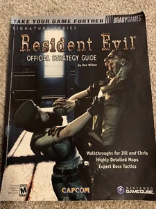 Resident Evil Official Strategy Guide Gamecube Brady Games RE1 No Poster - Picture 1 of 3