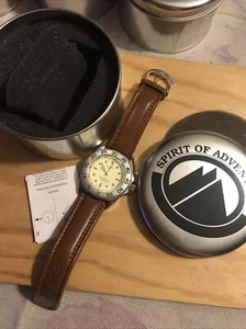 Armbanduhr für Herren "Spirit of Adventure", Lederarmband, Quartz, neu, in Dose - Bild 1 von 12