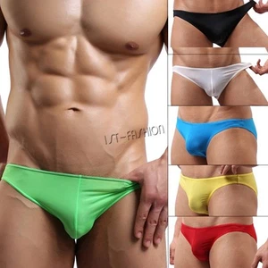 US Sexy Herren Stretch Slip Bikini Bademode Glatt Tangas Tangas Unterwäsche - Bild 1 von 18