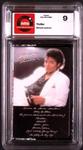 Michael Jackson Thriller Original Cassette Tape 1982  White Shell AMG 9 - Picture 1 of 4