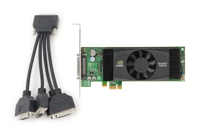 PNY NVIDIA Quadro NVS420 512MB PCIE x1 VCQ420NVS-X1-DVI-PB NVS 420 - Image 1 of 2