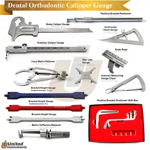 Medidores de ortodoncia dental Star, Iwanson, altura de soporte, medidor Boley - Imagen 1 de 15