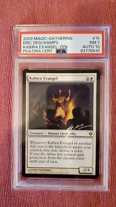 Magic The Gathering MTG TCG Kabira Evangel SIGNED by Eric Deschamps 2009 PSA 7 - Picture 1 of 2