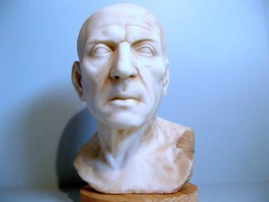 Ancient Roman Marble Bust of Caesar or Similar Looking Person - Picture 1 of 14