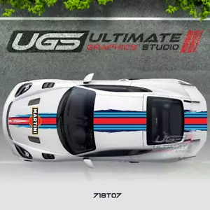 Porsche Cayman Martini Top Scratched Graphic - Foto 1 di 24