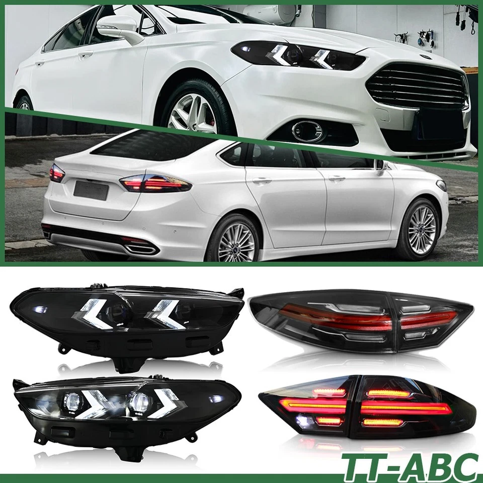 For Ford Mondeo Fusion 2013-2016 LED Sequential Headlight LED Taillight Assembly Foto 1 de 4