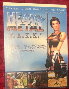 SCHWERMETALL F.A.K.K. Spiel Vintage 2000 Promo Papp Theke Display - Bild 1 von 2