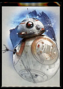 Inserto de personaje 2017 Topps Star Wars Journey to The Last Jedi #6 BB-8 - Imagen 1 de 2