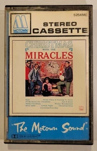 Christmas With The Miracles Cassette Tape Smokey Robinson Tested Soul Rhythm - Picture 1 of 3