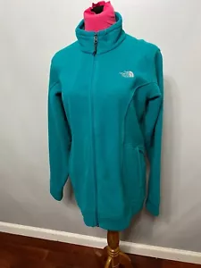 North Face Women's Fleece Full Zip Solid Rambutan Fanfare Green Jacket NWT XL - Picture 1 of 4