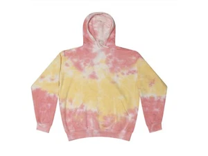 Tie Dye Multi-Color Hoodies, Adult & Kids  80% Cotton, L/S, Pockets No Zipper  - Picture 1 of 41
