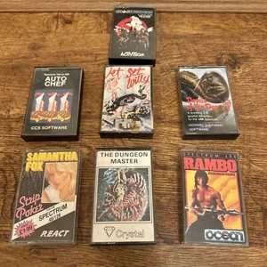 7 XGames Konvolut Zx Spectrum sehr guter Zustand siehe Fotos - Bild 1 von 9