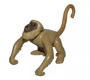 Playmobil scimmia ululante marrone chiaro in miniatura - animale selvatico - C12 - Foto 1 di 5
