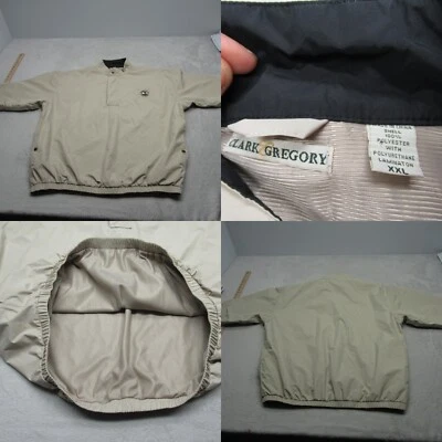 Chaqueta Pebble Beach Golf Links Hombre XXL Crema Gran Tamaño Rendimiento Pullover Foto 1 de 4