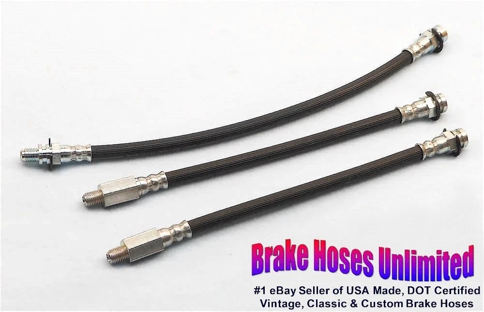 JUEGO DE MANGUERA DE FRENO Chevrolet Chevelle 1966 1967, tambor Foto 1 de 1