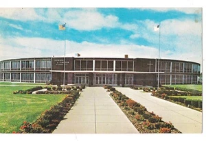 CATHEDRAL OF TOMORROW Radio TV Broadcast Cuyahoga Falls Ohio OH Postcard - Picture 1 of 2