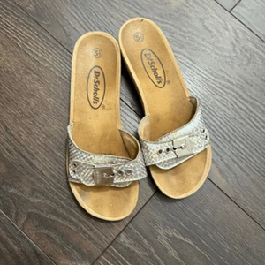 Zoccoli sandali vintage Dr. Scholl’s donna argento 5,5 mosaico - Foto 1 di 5