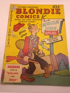 BLONDIE COMICS #14 G/VG 3.0 - Schönes günstiges Leseexemplar vom Nov 1949! - Bild 1 von 11
