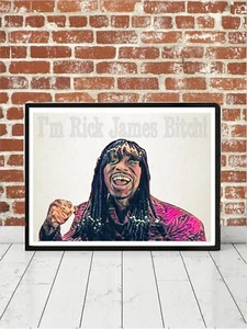 Chappelle's Show Charlie Murphy Hollywood I'm Rick James Bitch lustiges Kunstgeschenk - Bild 1 von 3