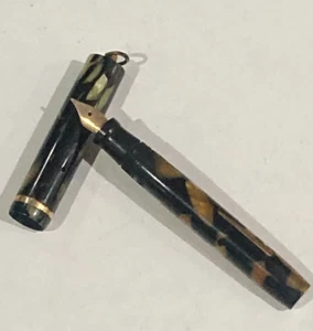 Vintage Ring Top Sheaffer Zelluloid Füllfederhalter mit Nr. 5 Feder 4 5/8" unrestauriert - Bild 1 von 11