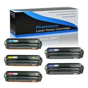 5PK CLT-K504S Color SET Toner Cartridge for Samsung 504 C1860FW C1810W CLP-415NW - Picture 1 of 24
