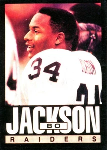 RARO-EXTRAÑO RETRO Bo Jackson RAIDERS AUBURN Tigers HEISMAN - Imagen 1 de 1