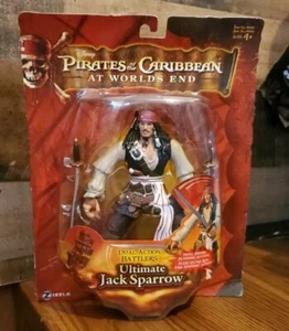 Figura Ultimate Jack Sparrow Disney Piratas del Caribe en el fin del mundo nueva en caja - Imagen 1 de 10