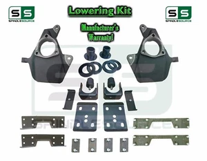 2016 - 2018 Silverado Sierra 4" / 7" Drop KIT STAMPED / ALUM ARMS 4/7 + NOTCH - Picture 1 of 2