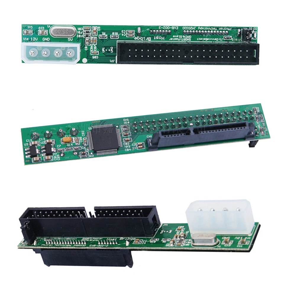 7+15P Female SATA SSD HDD Hard Drive to IDE 2.5" 40P Male Converter Adapter US↔ - Image 1 of 4