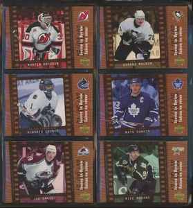 2007-08 McDonald's Upper Deck Season In Review Complete Set (6) - Foto 1 di 2
