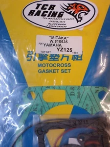 TOP END GASKET SET KIT YAMAHA YZ125 YZ 125 1993 93 - Picture 1 of 3