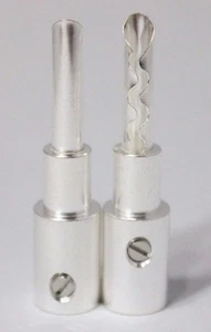 Big Silver Banana - 4 pack - Audiophile Quality - Solder Free - Picture 1 of 1