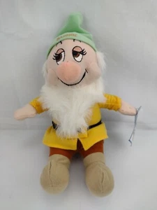 NUEVO Peluche Bashful Toy Factory Disney Blancanieves Enano 8"" - Imagen 1 de 6