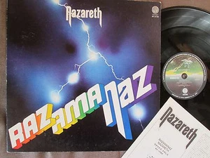 NAZARETH Razamanaz JAPAN LP RECORD BT-5158 w/ INSERT + PS 1978 reissue Free S&H - Picture 1 of 7