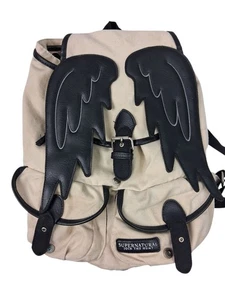 Sac à livres en coton beige Supernatural Castiel Wings Hot Topic - Photo 1/5