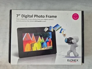 Elonex 7" Digital Photo Frame LNX/DP9000 With Calendar Brand New - Picture 1 of 9