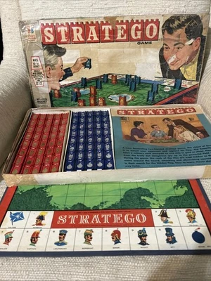 Stratego Board Game 1961 Milton bradley Vintage complete Classic - Image 1 of 4