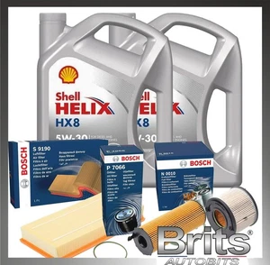 SERVICE KIT for Audi Q7 3.0 TDI MK1 - BOSCH FILTER SET & SHELL OIL (2006-2016) - Picture 1 of 5