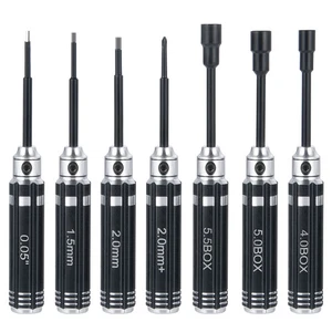 7 in 1 Hartstahl Werkzeug Sechskant Mutterndreher Set 0,05/1,5/2,0/2,0+/4,0 BOX/5,0 BOX/5,5 BOX - Bild 1 von 8