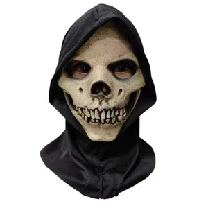 Vampire Death Skull Grim Reaper Horror Mask Headgear Halloween Carnival Cosplay - Picture 1 of 7