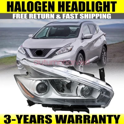 Faro halógeno LED DRL lado derecho del pasajero para Nissan Murano 2015-2018 Foto 1 de 4