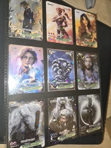 Pokemon Style Expedition 33 Sandfall Interactive Clear Dark Cards - Picture 1 of 8