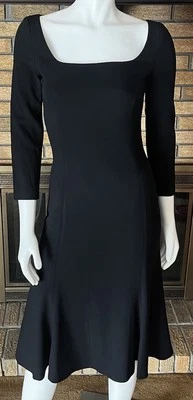 Ralph Lauren Black Label Black Wool Dress Size 6 - Image 1 of 4