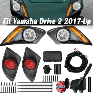 Kit de luces LED delanteras y traseras (2017-Up) para Yamaha Drive2 Golf Cart - Bild 1 von 12