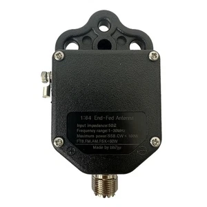 1:64 Balun for 4-Band 8-Band End Fed Antenna Range 1-30MHz 100W (PEP) for3247 - Photo 1/6